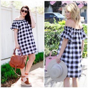 Anthropologie Corey Lynn Calter Gingham Dress